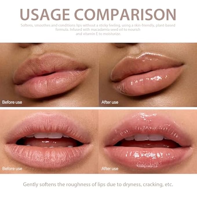 DEROL MOISTURIZING OVERNIGHT LIP MASK VITAMIN E LIP BUTTER REPAIR SLEEPING LIP BALM FOR HYDRATED, FULL LOOKING & IRRESISTIBLE LIPS(0.2 FL OZ),MILD SNOW - Image 4